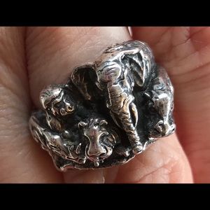 Sterling Jungle Ring